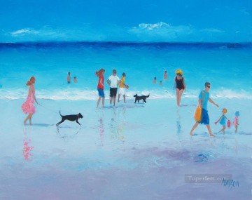 Beach Reflections Oil Paintings